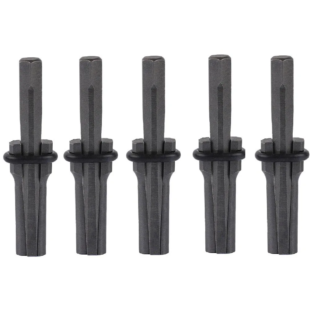 

5PCS Rock Stone Splitters Chromium Vanadium Alloy Steel For Stone Rock Granite Marble Plug Wedges Concrete Rock Stone Splitter