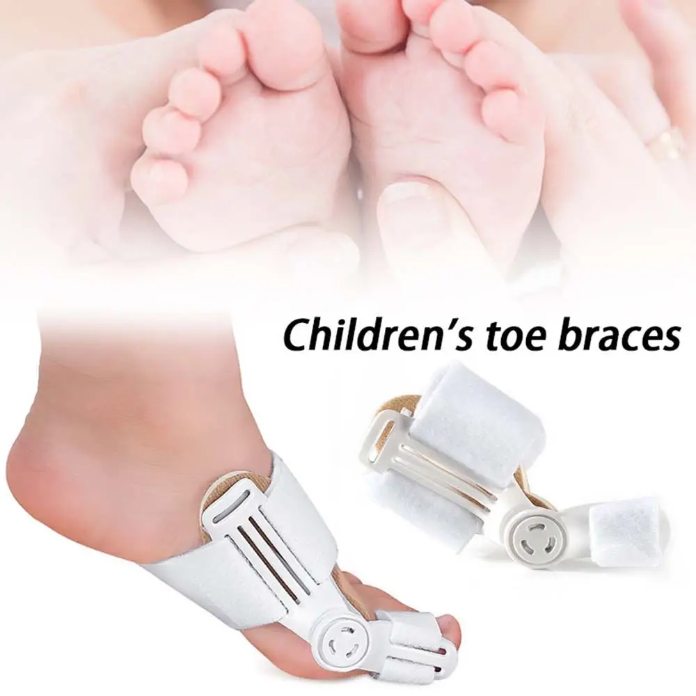 Pedicure Foot Care Orthopedic Supplies Big Toe Straightener Toe Valgus Corrector Children Toe Separators Bunion Splint Brace pair boys magic stretchable camouflage glove winter warm non slip gloves for children kids outdoor care supplies