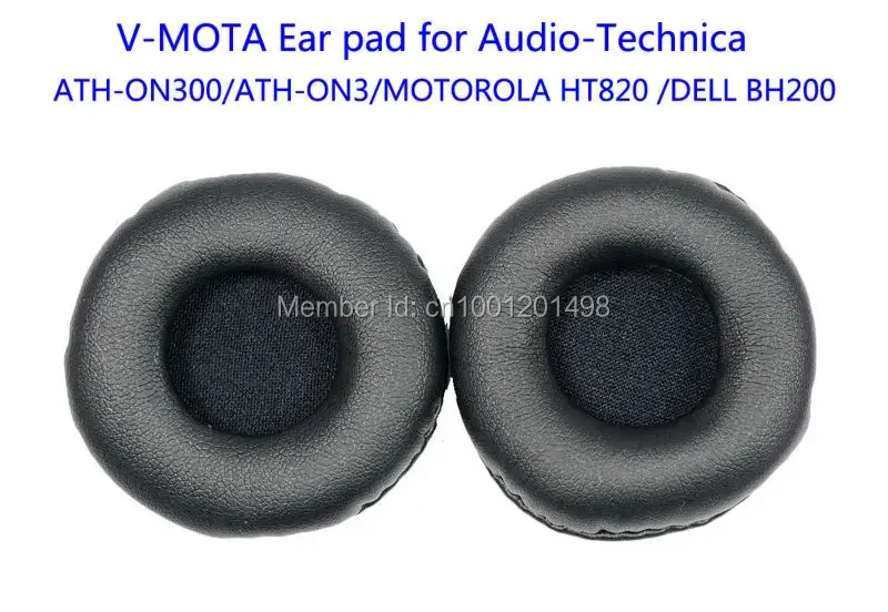 

Replacement Ear pads Compatible With Audio-Technica ATH-ON300/ATH-ON3/MOTOROLA HT820 /DELL BH200 Ear pads Soft Comfortable