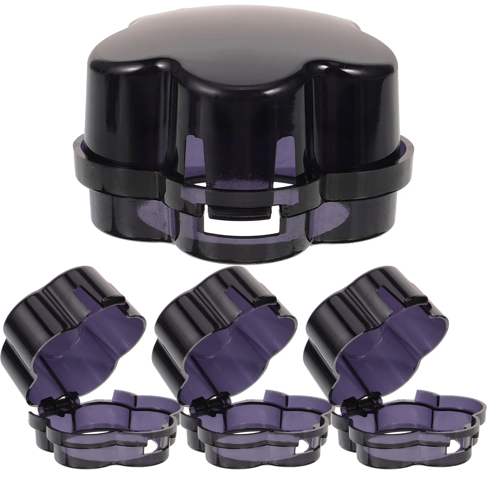 

4 Pcs Gas Stove Child Safety Knob Locks Switch Cover Proof Knobs Sheer Button up