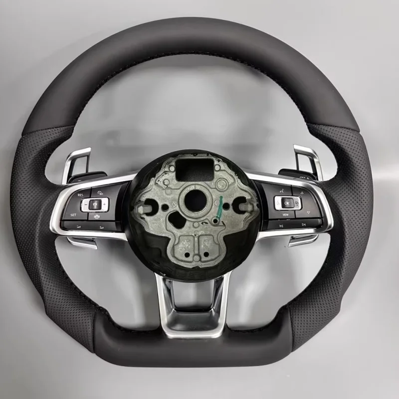 R라인 스티어링 휠 CC 폴로 골프 MK6 MK7 GTI 파사트 티구안 시로코 ACC CNL 스티어링 휠 어셈블리 (폭스바겐 골프 7 용)