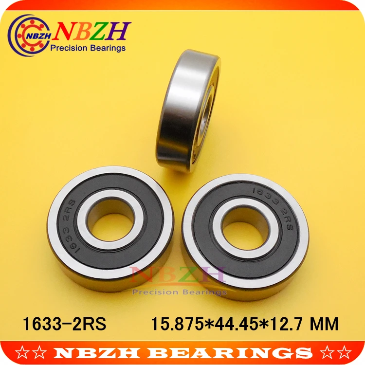

NBZH подшипник высокого качества, дюймовый подшипник 1633-2RS 1633ZZ 15,875*44,45*12,7 мм