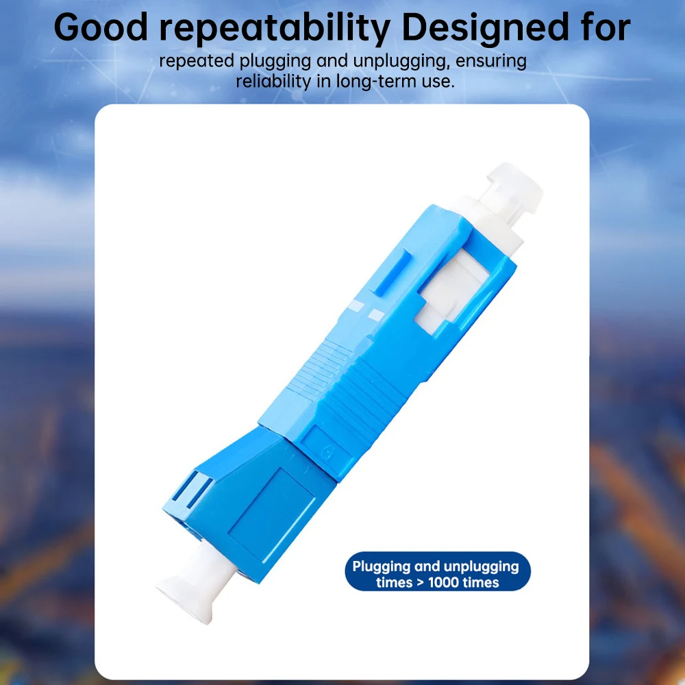 Natalink SC/UPC Male to LC/UPC Female Fiber Optic Connector FTTH Singlemode Adapter for Visual Fault Locator Optical Power Meter fiber optic adapter