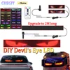 1.2m~2m Devil‘s Eyes Light LED Matrix Panel Screen Light Remote Control Animation Display Screen Light for Car Truck Windshield 1