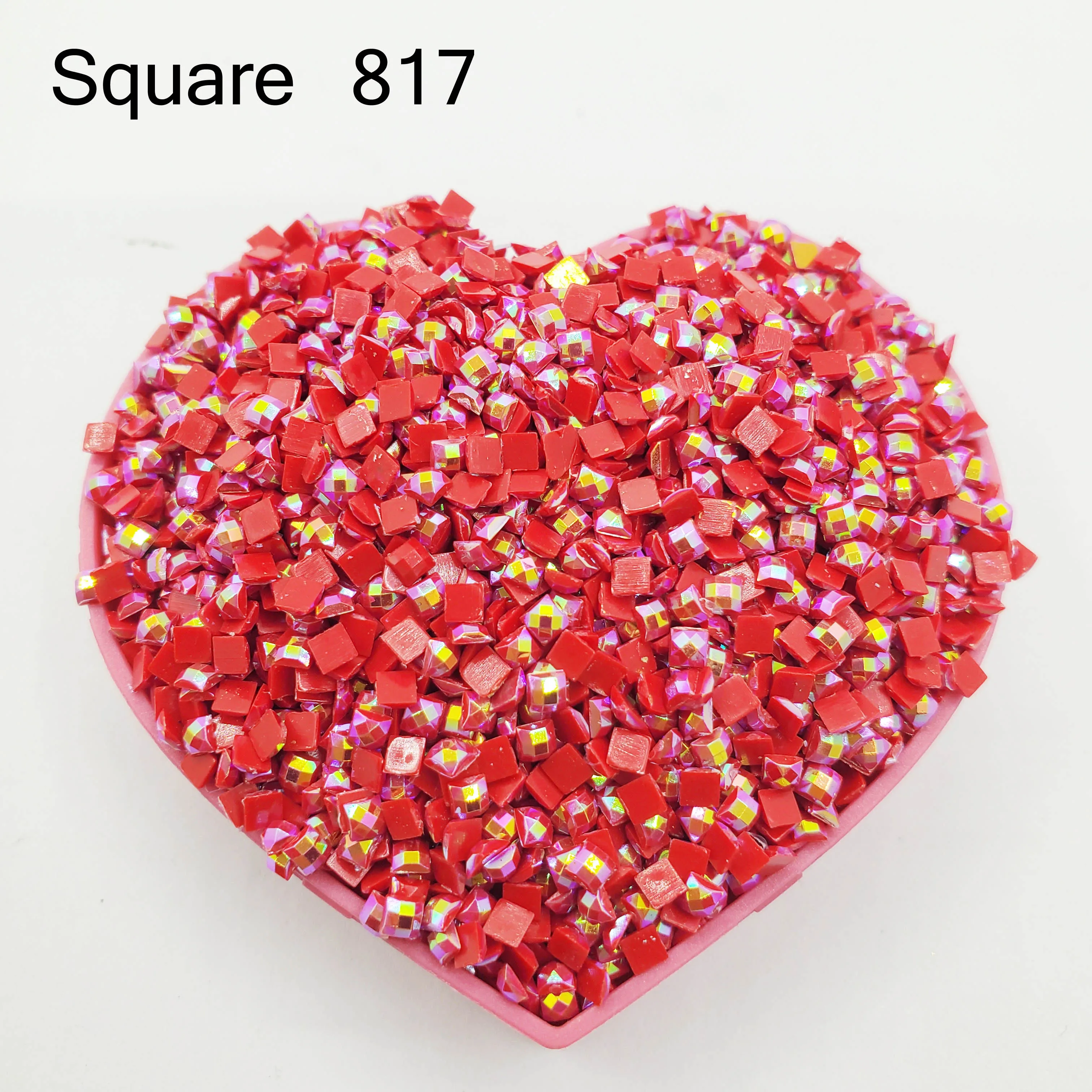 AB Square Drill Diamond Painting Accessory Rhinestone Mosaic Colorful Stones Resin Embroidery Making Diamond Art 3024-3766 diamond painting accessories diamond painting