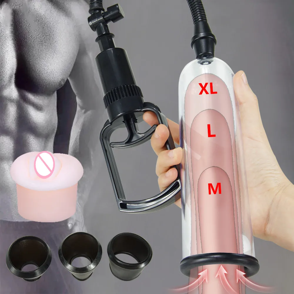 Manual Enlarger Pump Penis Enhancement Extender