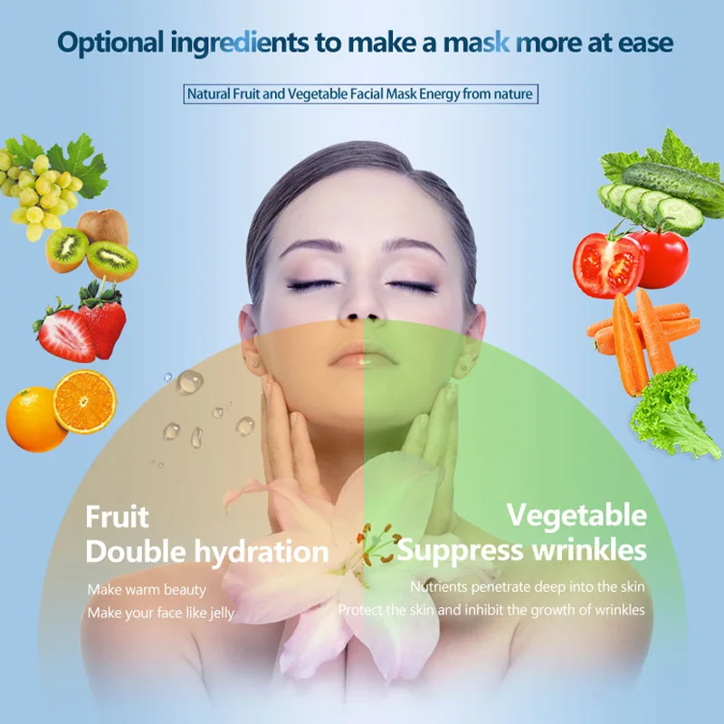 Face Mask Maker Machine Facial Treatment DIY Automatic Fruit Natural Vegetable Collagen Home Use Beauty Salon SPA beauty Device 3
