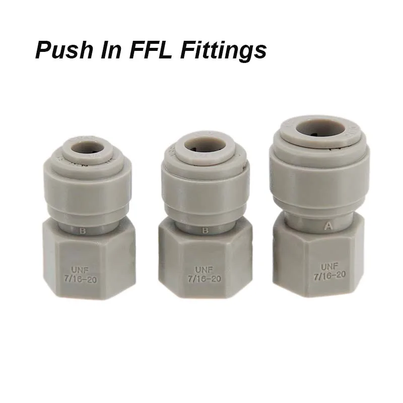 Homebrew Draft Beer Push In Fittings homebrew fitting 1/4" 5/16" 3/8" Food Grade EPDM O-ring Leaking Free