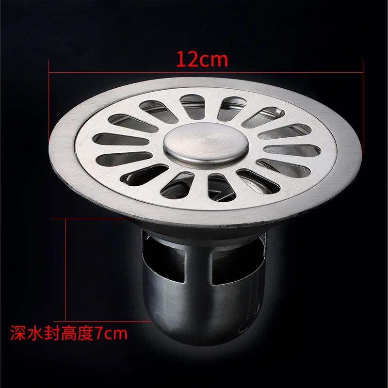 Stainless steel Floor Drains Anti-odor Drainer Bathtub Ground Leakage Shower Strainer Cover Kitchen Bathroom Hardware Fittings floor drain