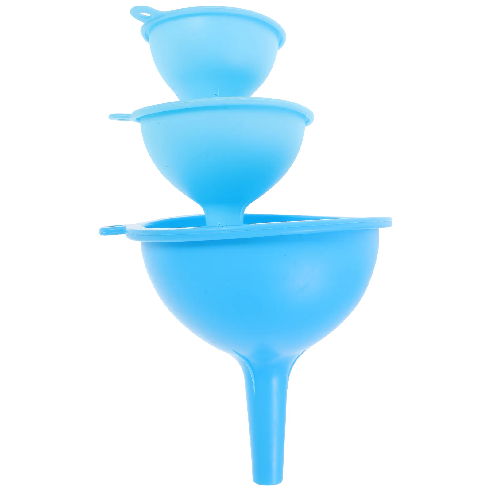 

3Pcs Silicone Funnel Oil Vinegar Funnels Liquid Soy Sauce Funnels Kitchen Gadgets