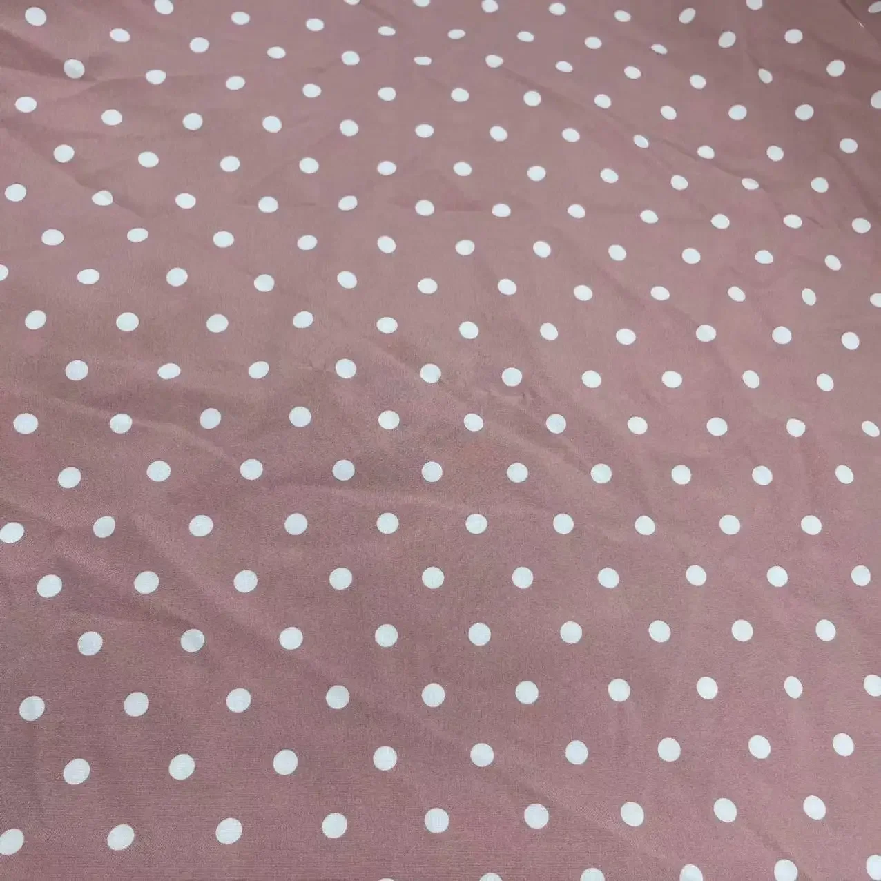 100D Four-Sided Elastic Printed Fabric 0.8cm Dot Pattern Women's Spring Summer Dress Shirt Children's Clothing