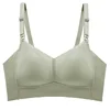 Modal no underwire, no traces, gathered nursing underwear, anti-sagging, beautiful back, thin women soft bra for pregnant women 4