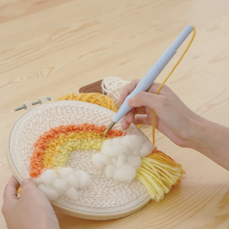 Magic Embroidery Punch Needle Pen Kit for DIY Sewing Craft