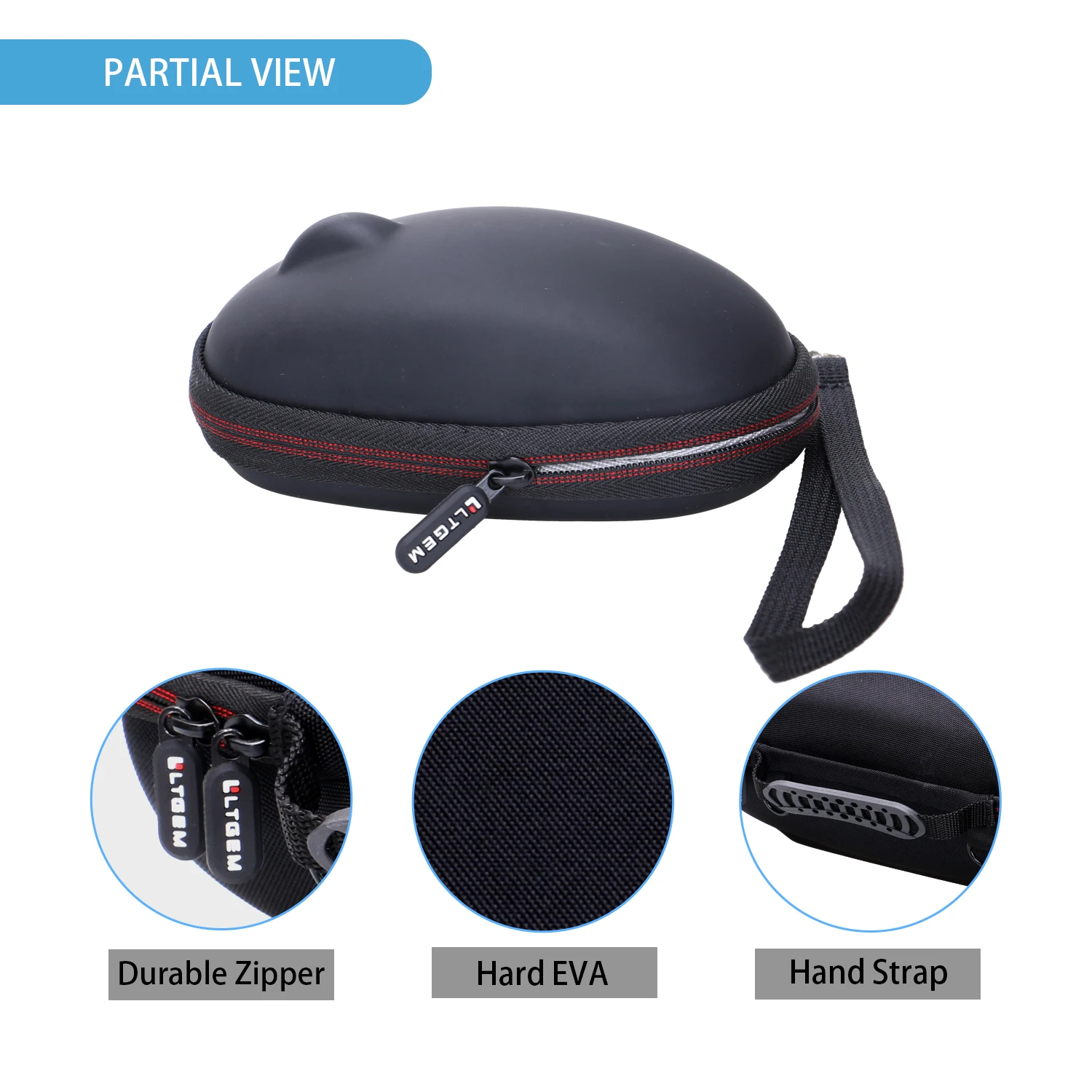 Ltgem-eva Case para Logitech G305 Gaming Mouse Transporte Impermeável Bolsa de Armazenamento Apenas Bolsa - Imagem 4