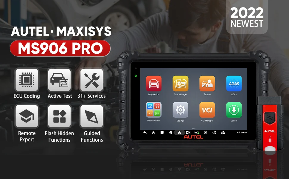 2022 Autel Maxisys Ms906 Pro Car Diagnostic Tool Professional Ecu Coding  Scanner Obd2 All Systems Diagnosis Scan Tool Pk Ms906 - Diagnostic Tools -  AliExpress