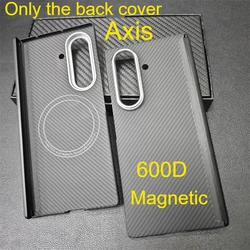 Aramid Fiber Magnetic Phone Case with Carbon Fiber Design for Galaxy Z Fold 7 (Magnetic Axis Big)