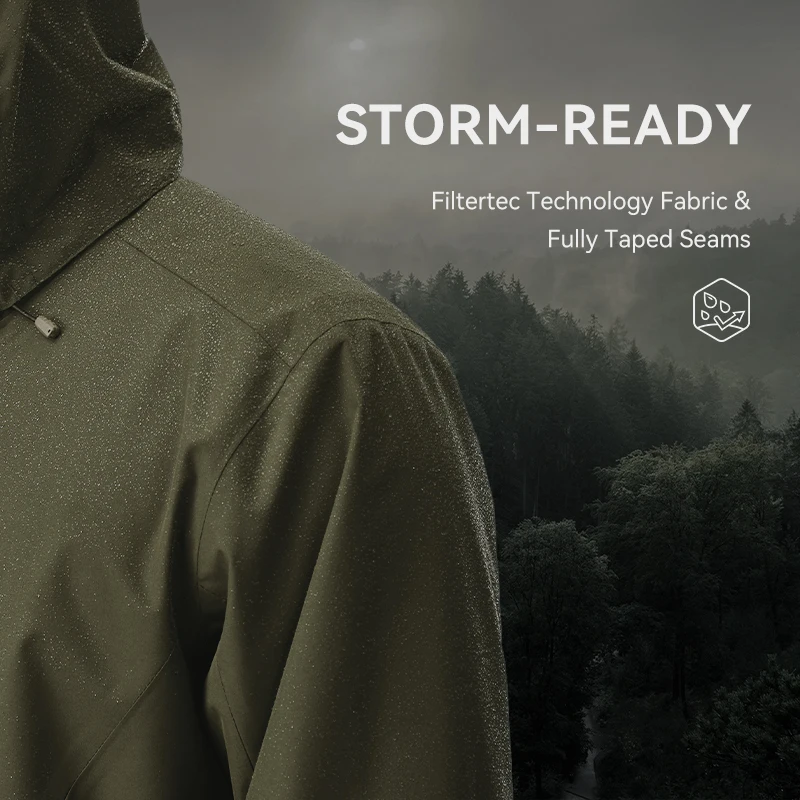 KAILAS Windhunter Jacke for Men Outdoor Waterproof Hooded Coat Mountaineering Jacket Women Breathable Climbing Clothes KG2441124 4