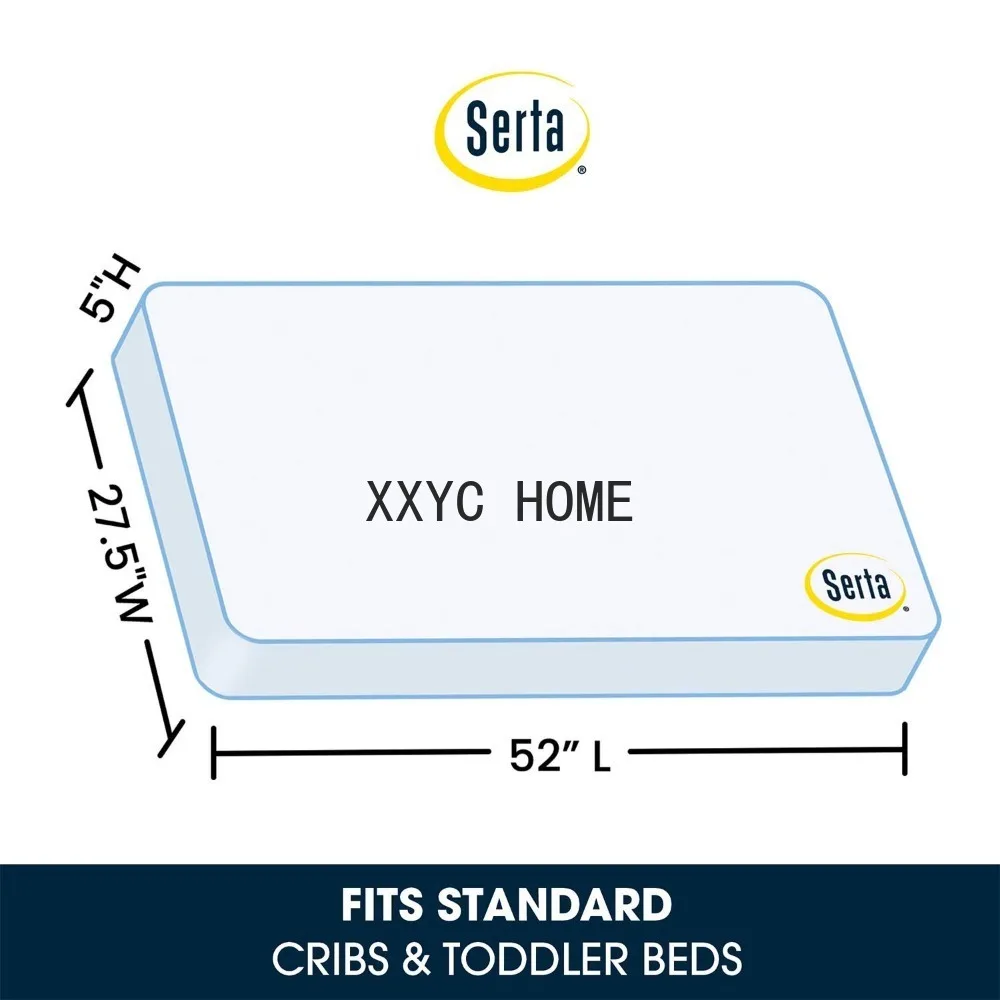 2023 New 4-in-1 Convertible Dual Sided Recycled Fiber Core and Toddler Mattress
