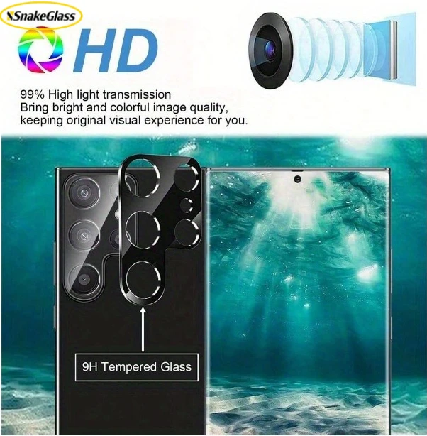 Dual Screen and Lens Protector with Anti-Prying and Anti-Fingerprint Glass
