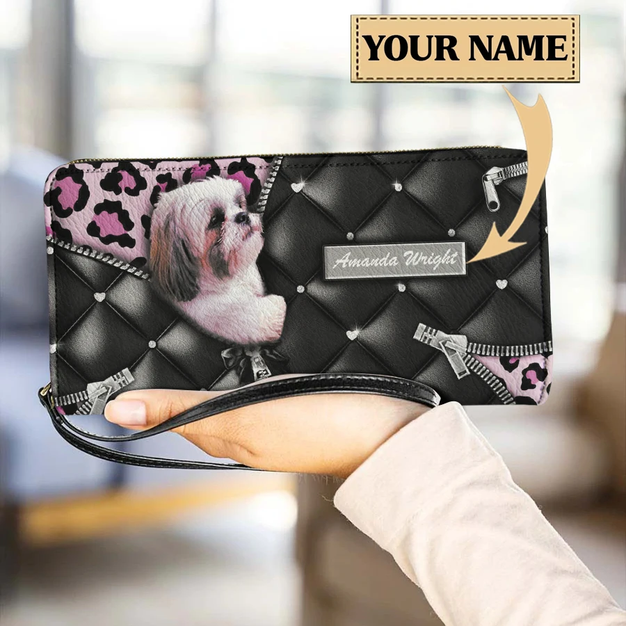 JEOCODY Cute Pomeranian Dog Long Wallet - Coin Purse Clutch Phone Case - Gift For Women - View #12