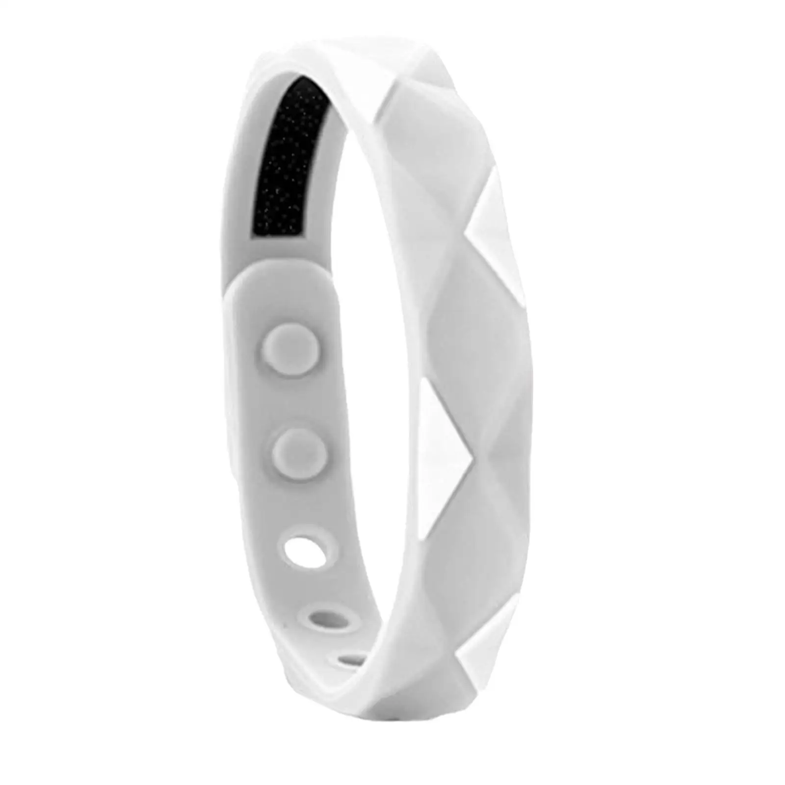 Negative Ion Anti-static Sports Bracelet Far Infrared Magnetic Ion Wristband Silicone Balance Negative