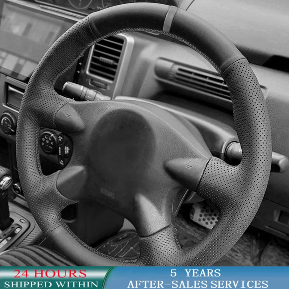 Coprivolante Per Auto In Vera Pelle Personalizzato Per Nissan Almera X-Trail Primera 2001-2007 Terrano 2 Pathfinder Paladin