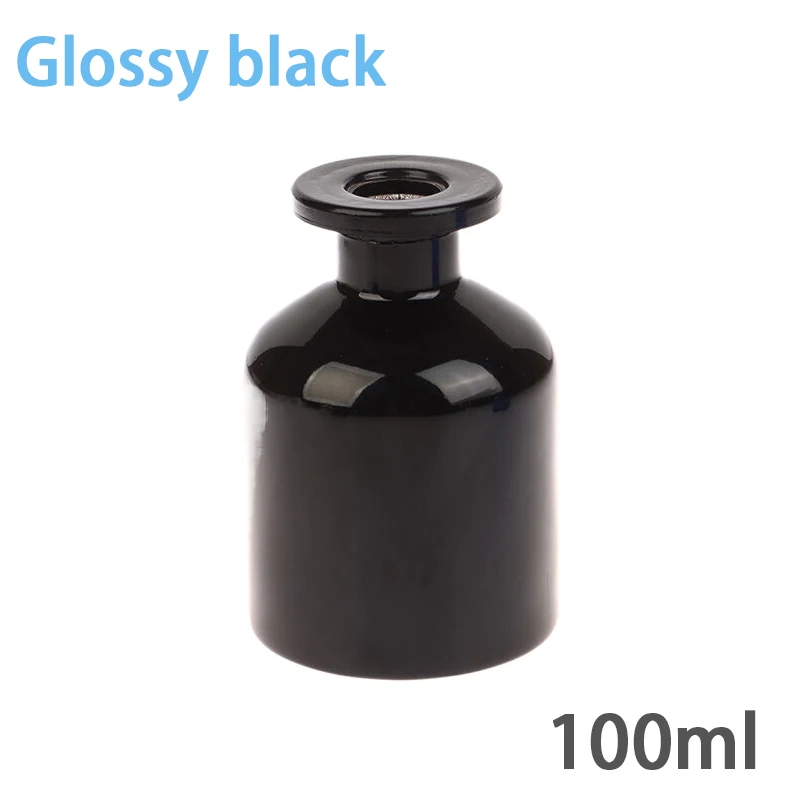 Elegant Glass Fragrance Diffuser Bottle - 100ml Home & Party Gift Essential Oil Container with Reed Sticks