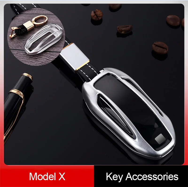 

Для Tesla Key Φ Model X защитный чехол из алюминиевого сплава специальный аксессуар стильный дизайн автомобильный держатель прочная модернизация