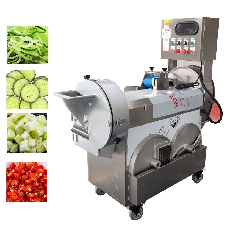 

Automatic Multi-function Vegetable Cutting Machine Auto Electric Vegetables Cutter Machines Onion Slicer Machine