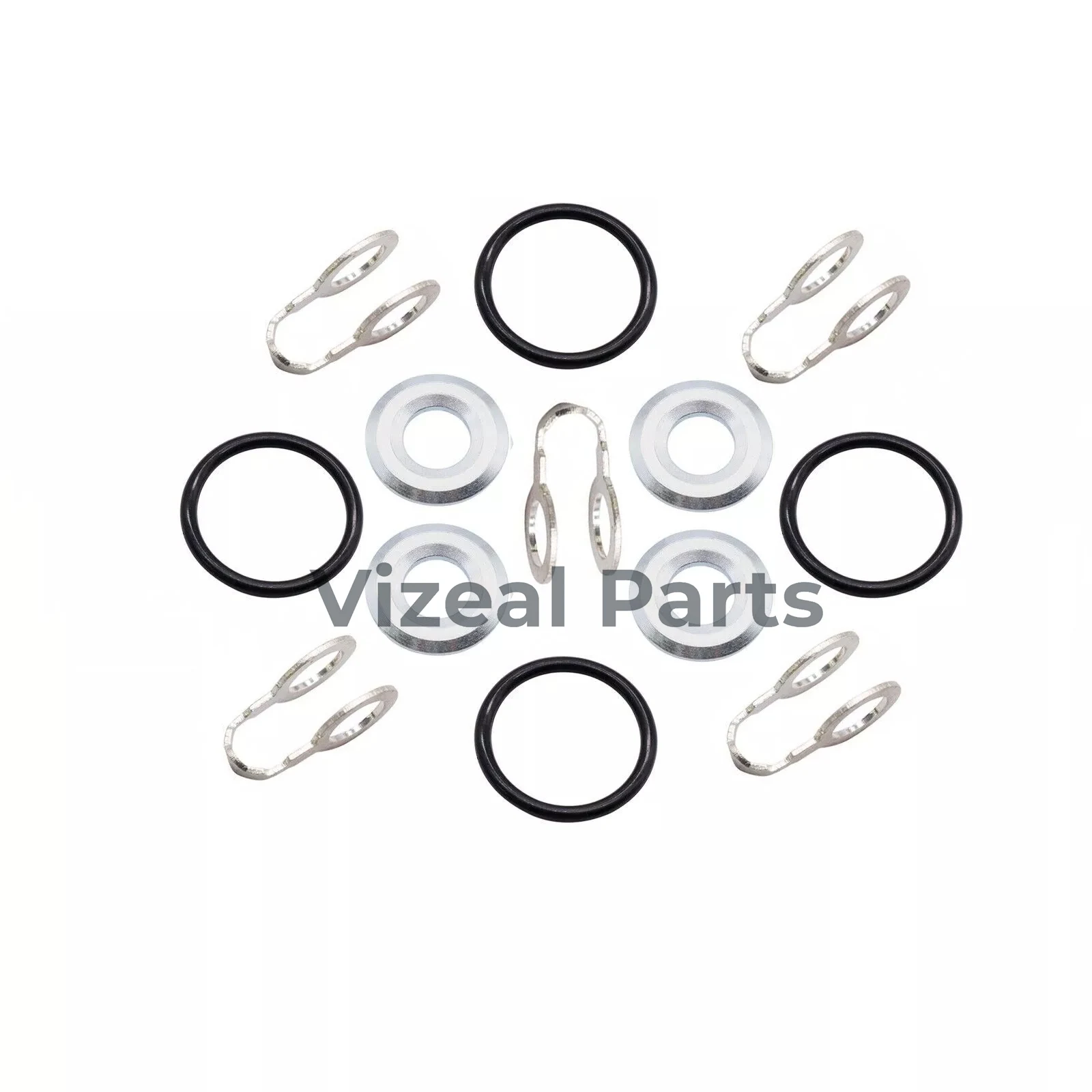 1Set/ 3Sets/ 5Sets Fuel Injector Seal Gasket Copper Washer Kit For Toyota Hilux KUN26 D4D 1KD-FTV 3.0L 2KD-FTV