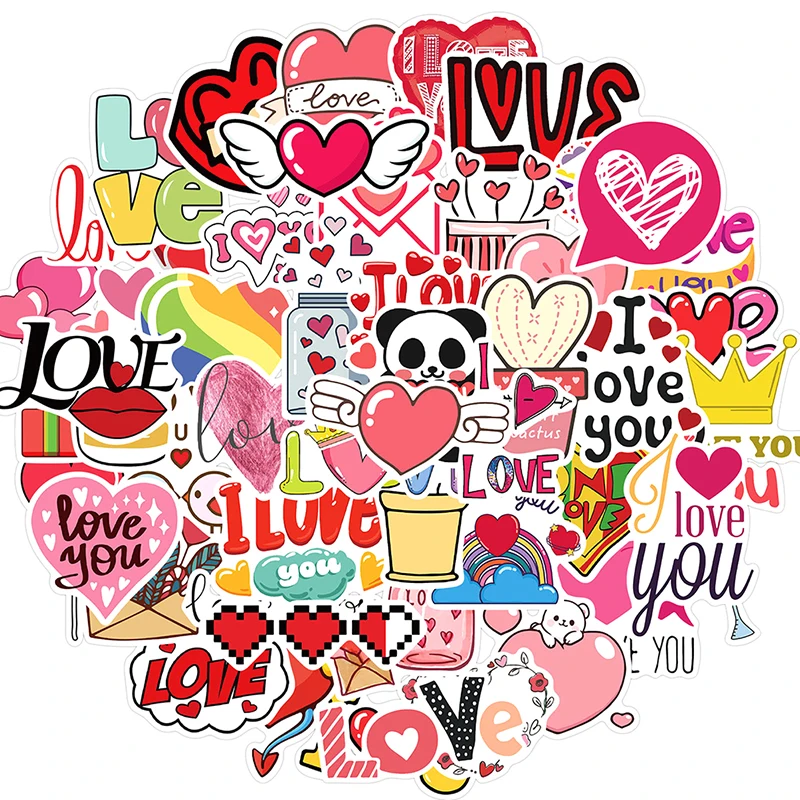 LOVE Stickers 50pcs For Notebook Laptop Scrapbooking Material handbook stickers,roll packaging stickers,packaging stickers,smiley stickers,gift box stickers,smile face stickers,dried flower stickers,custom design stickers,decorative stickers,fragile stickers,floral stickers,bee stickers,decorative labels stickers,postage stamps stickers,cat moon stickers,kraft paper stickers,watercolor stickers,safety stickers,custom stickers,stationery stickers,butterfly stickers,self adhesive stickers,scratch stickers,animal stickers,alphabet label stickers,cartoon sticker,paper stickers,thank you stickers,adhesive stickers,embosser stickers,cartoon stickers,magic stickers,anime stickers,diy scrapbooking accessories