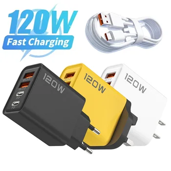 120W 4-Port USB-C Wall Charger 1