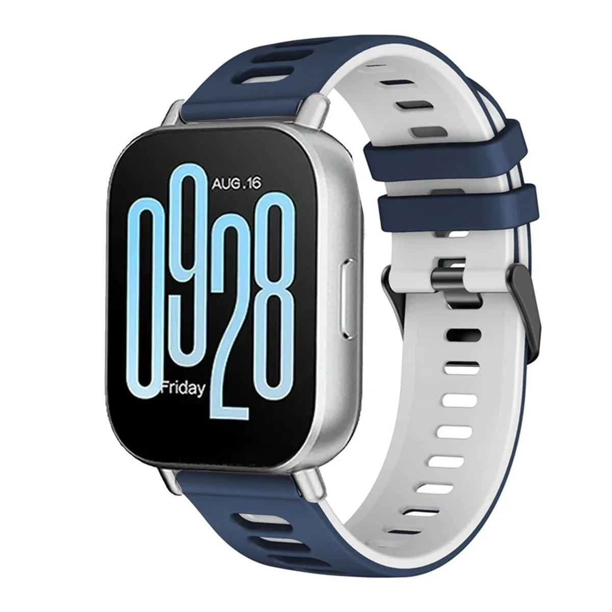 Silicone Sport Wristband - 22mm Strap Accessory in Various Colors