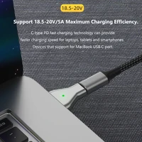 Type C Magnetic USB PD Adapter Connector For Type-C Female to Magnetic 2 USB C Female Magnet Plug Converter for MacBook Air/Pro - Image 4