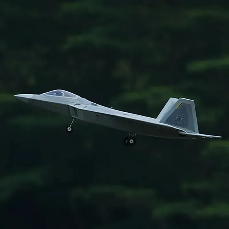 Xfly Xunfei Model Airplane Culvert Twin 40mm F-22 Raptor Raptor 4s Electric Rc Plane Toy Gift 5