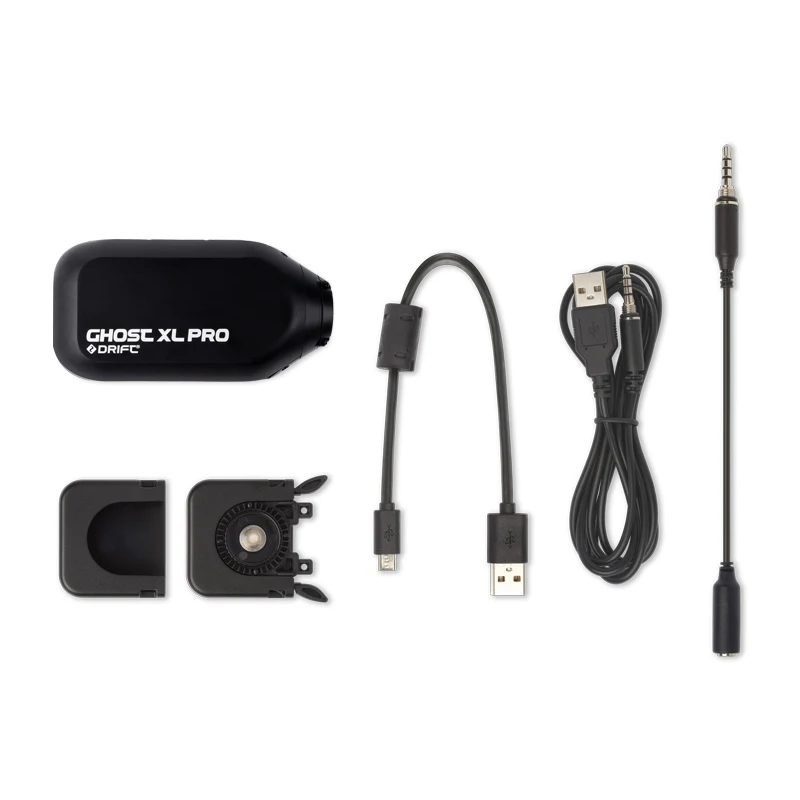 Drift Ghost XL Pro 4K + HD 스포츠 액션 비디오 카메라, 3000mAh IPX7 방수 와이파이 헬멧 카메라, 오토바이 자전거 헤드 캠