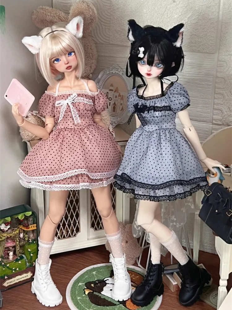 

New Arrival BJD Doll Clothes For 1/4 MSD MDD Doll Accessories Sweet Skirt Socks Doll Dress Up Gift Diy