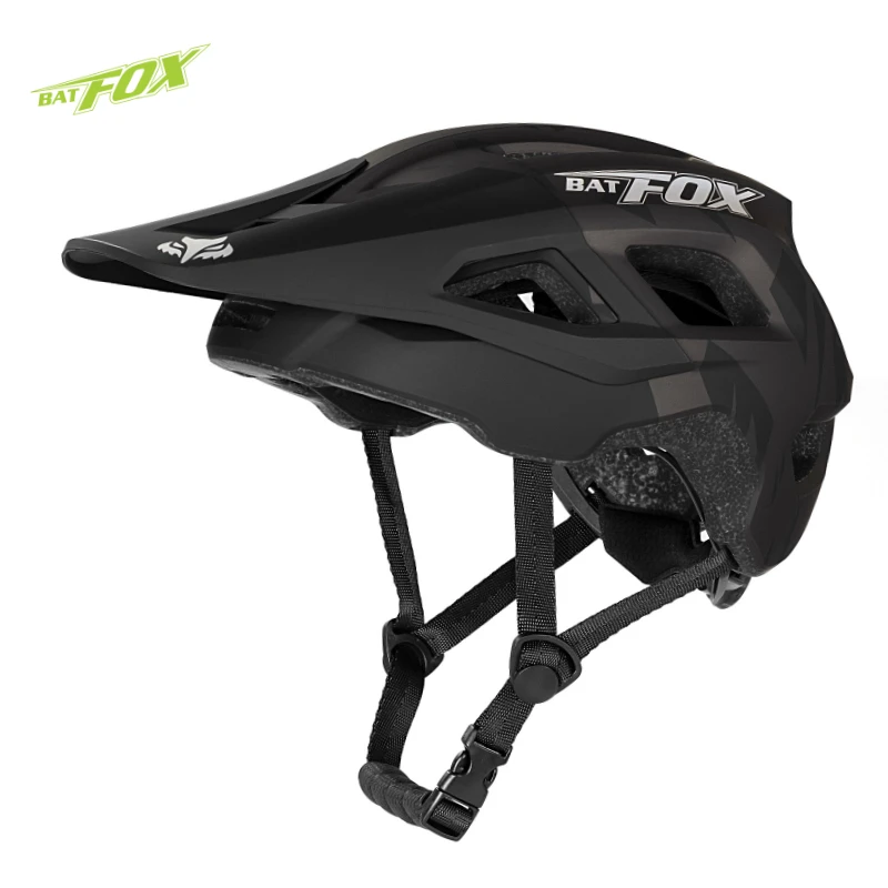 BATFOX 自転車ヘルメット mtb 一体成型ロードマウンテンバイク
