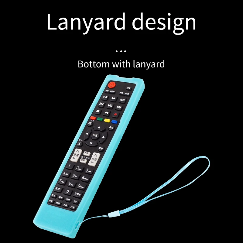 Silicone Case Hisense TV Remote Control silicone remote case silicone remote cover silicone remote sleeve remote controller cover silicone case protector