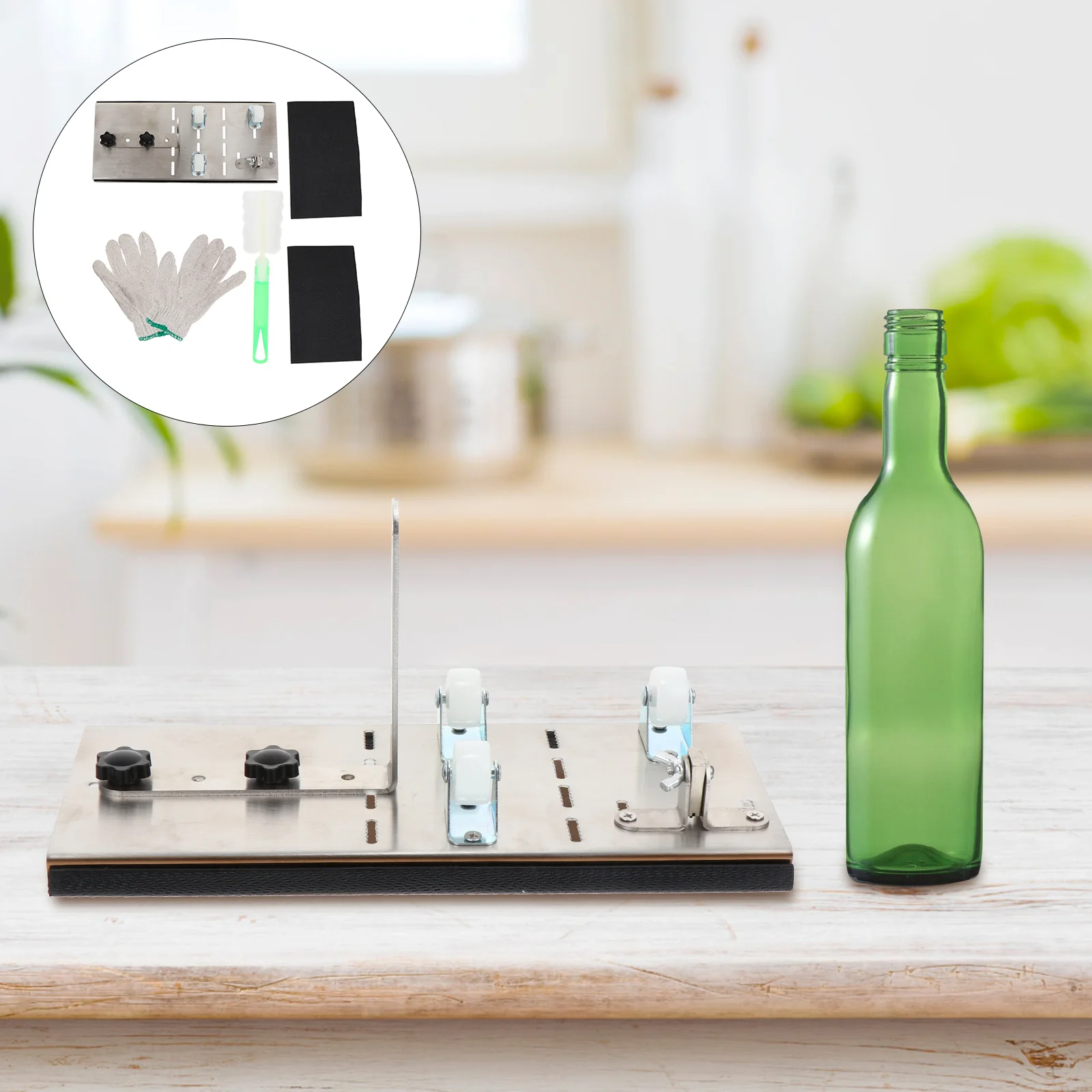

1 Set Glass Bottle Square Round Bottle Cutting Machine Beer Bottles Tool for DIY Jars Bottle