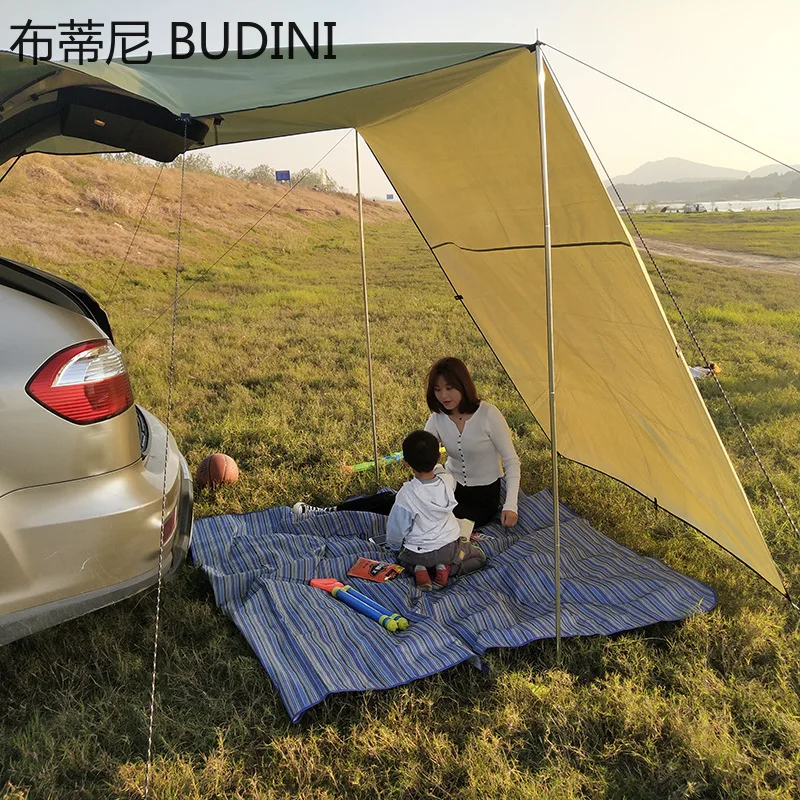 Automobile Side Awning Rooftop Rain Canopy Car Side Shelter Shade