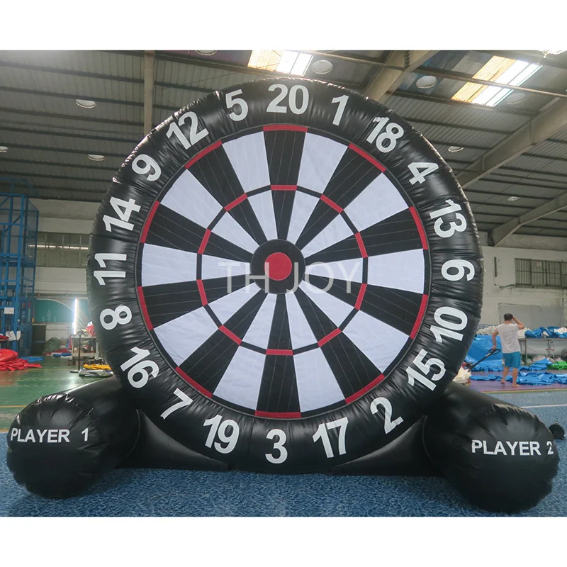 

4m high giant inflatable foot dart board/kids adults football soccer inflatable darts games,pvc inflatable dart game