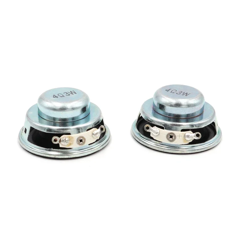2개/세트 40MM 4옴 3W 휴대용 오디오 스피커 1.5인치 HiFi 대형 자석 풀레인지 40MM 스피커 블루투스 라우드스피커 DIY용