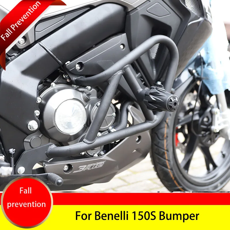 

Motorcycle Protector Upper Part Engine Guard Crash Bars Frame Protection Bumper For Benelli 150 BJ150