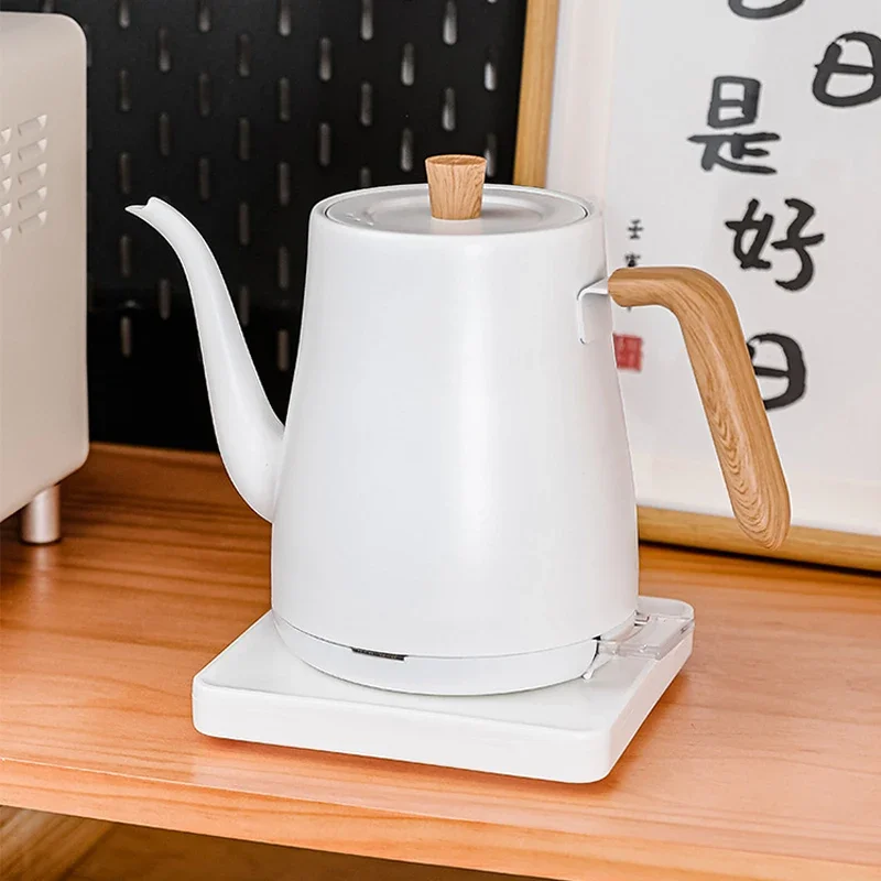 0.8L Gooseneck Electric Kettle 1000W Coffee Pot  Electric Water Heater Teapot Portable Kettle Jug Slender Mouth Pot 110V 6