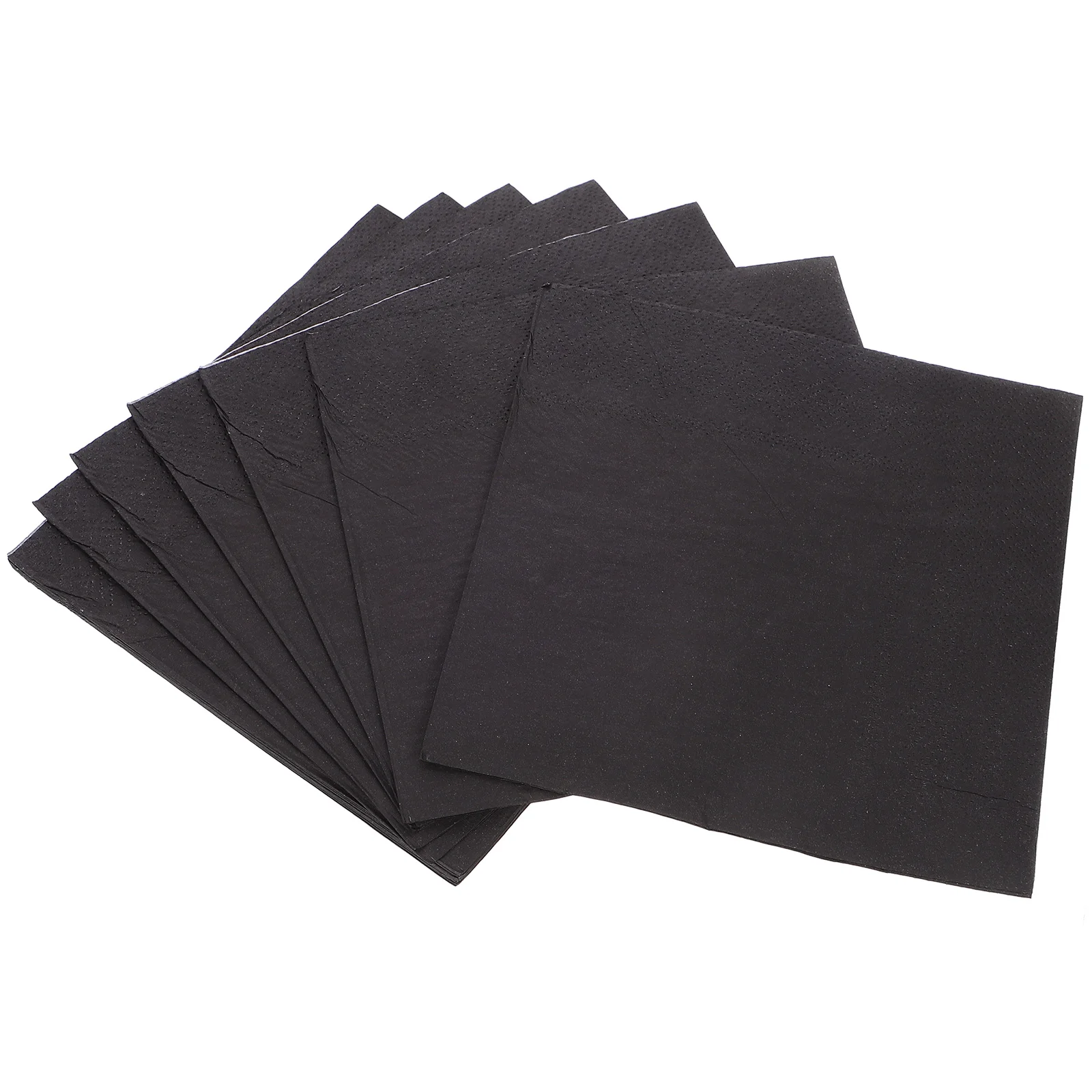 Lunch Napkin Black Napkins Cocktail Bulk Sweet Orange Summer Party Thanksgiving Paper Small 20 Sheets