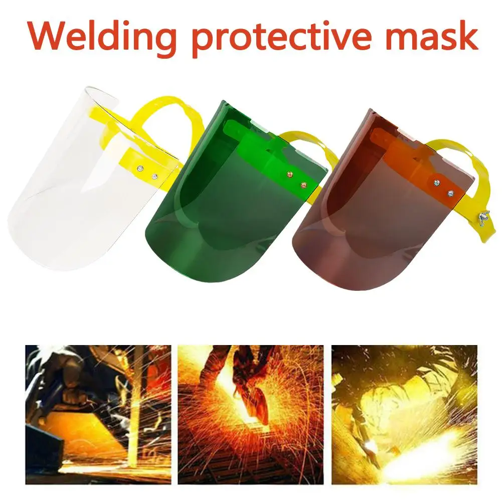 

Adjustable Protective High-definition Transparent Screen Glasses Anti-fog 3 Welding -gear Plastic Equipment Mas H1J5