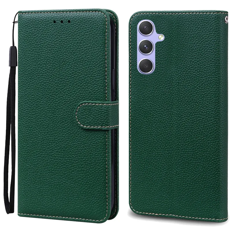Leather Wallet Flip Case for Samsung Galaxy - Stylish Protective Phone Cover