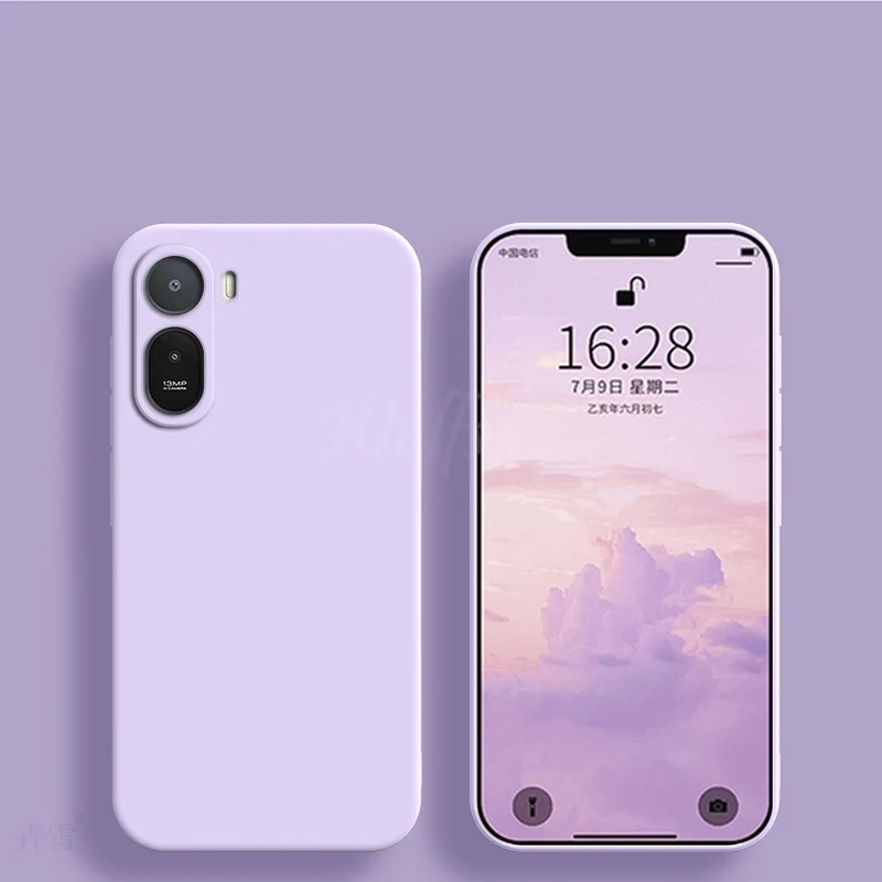 Für Xiaomi Redmi A7 Pro Hülle Flüssiges Silikon Einfarbige Gummi-Schutzhülle TPU Sturzsichere Abdeckung Redmi A7 Pro Case – Detail 18