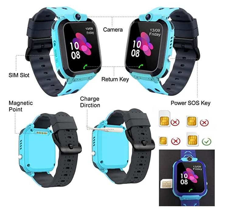 Sim Card Reloj Inteligente NiÃ±os Con Gps Kids Smart Watch 2G